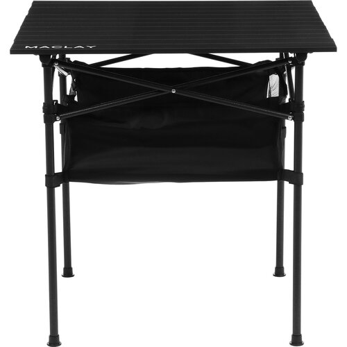 Стол туристический, 70 х 70 х 70 см, с органайзером, цвет чёрный