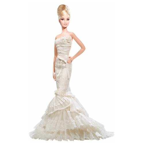 фото Кукла barbie vera wang bride the romanticist (барби романтичная невеста от веры вонг блондинка) платиновая серия barbie / барби