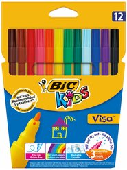 BIC Фломастеры "Visa" 12 шт. (888695) разноцветные