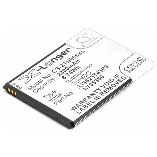 фото Аккумулятор для телефонов zte n986, v975 cameron sino