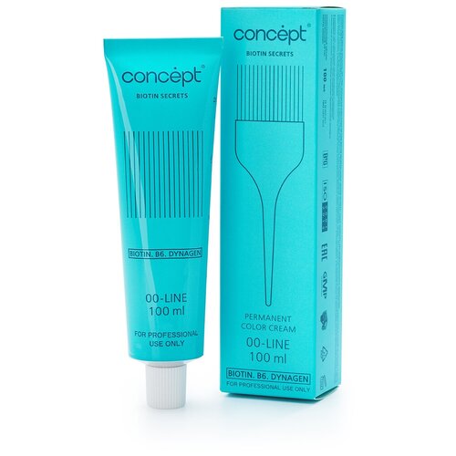 Concept Краска для волос Biotin Secrets Permanent Color Cream 00-LINE, 9.00 intensive very light blond