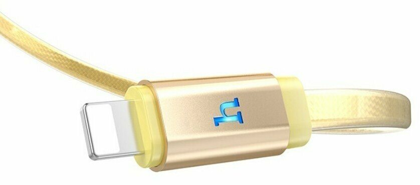 Кабель USB Lightning 8Pin HOCO UPL12 Plus Jelly золото