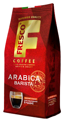 Кофе FRESCO Arabica Barista для чашки молотый, 100 г - фотография № 1