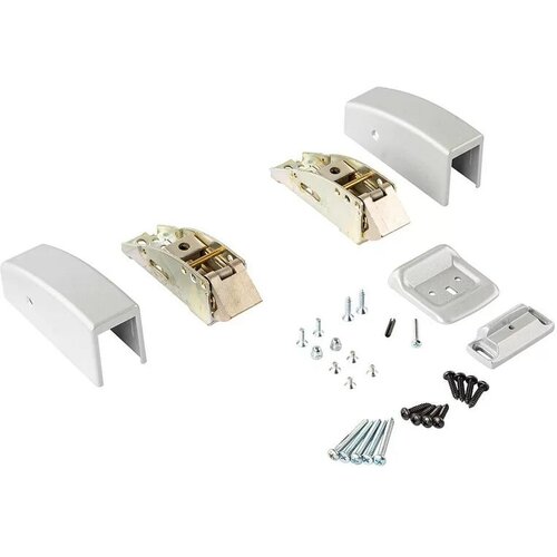 Защелки DORMA PHX02 для окон антипаники, верхняя и нижняя, запираются вверх, серебро