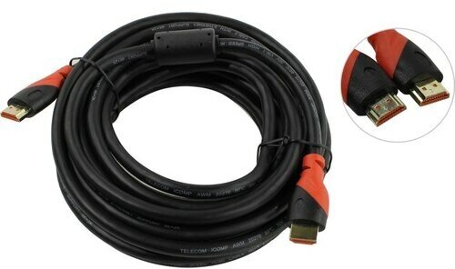 Кабель Telecom HDMI - HDMI (TCG220F-20M), 7.5 м, черный - фото №11