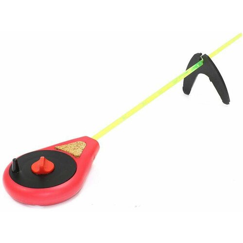 фото Удочка рыболовная зимняя 20 см с открытой катушкой "балалайка" хлыст поликарбонат с подставкой full fishing