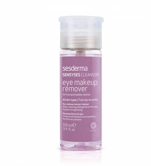SesDerma липосомированный лосьон для снятия макияжа Sensyses Cleanser Eye Makeup Remover, 100 мл, 488 г