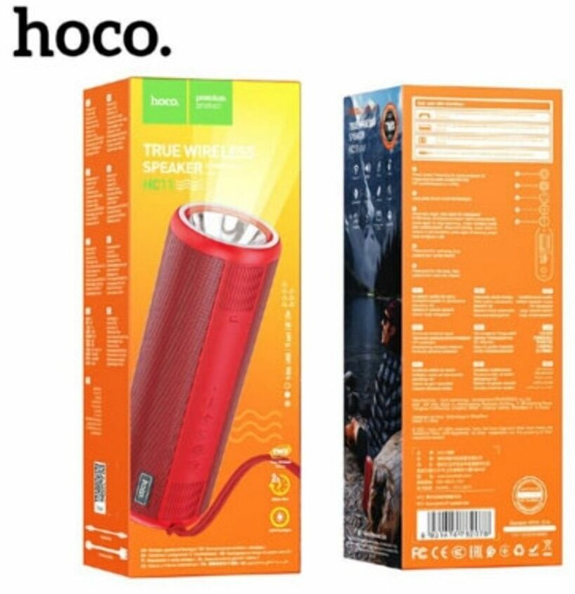 Портативная акустика Hoco HC11 Bora sports BT red