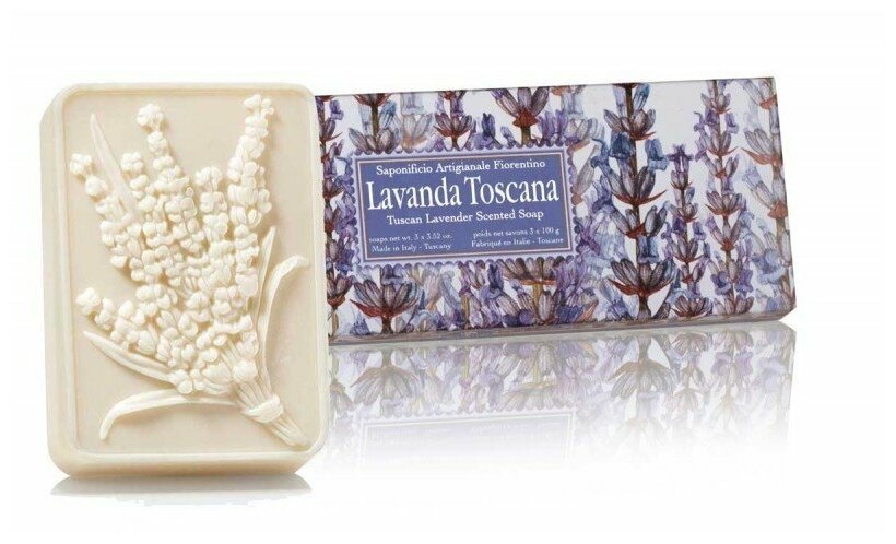 фото Saponificio Artigianale Fiorentino Мыло кусковое Lavanda Toscana