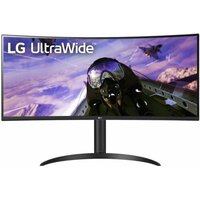 Монитор 34" LG 34WP65C-B 3440x1440, VA, LED, 21:9, 300cd/m², curved, 178˚/178˚, 2*HDMI, DP, HAS, Tilt, черный