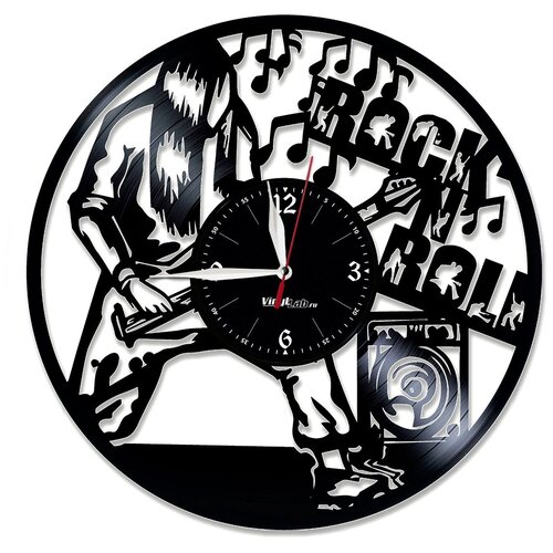 фото Часы из виниловой пластинки (c) vinyllab rock'n'roll