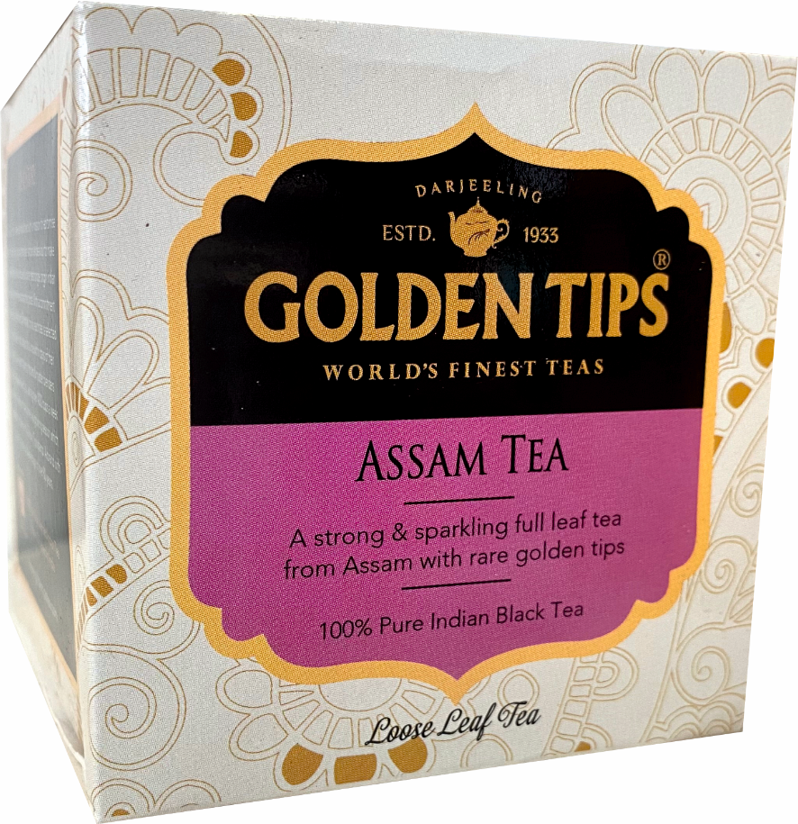 Чай чёрный ТМ "Голден Типс" - Ассам, картон, 100 гр.