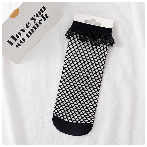 фото Носки , 40 den, размер универсальные, черный нет бренда