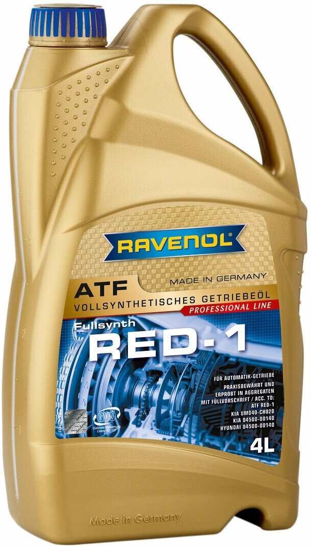 Трансмиссионное Масло Ravenol Atf Red-1 ( 4л) New Ravenol арт. 121111700401999