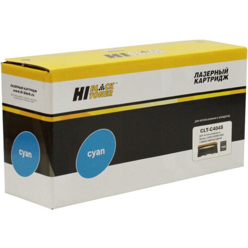 Картридж Hi-Black HB-CLT-C404S, 1000 стр, голубой чип samsung xpress c430 480 clt c404s master cyan 1k