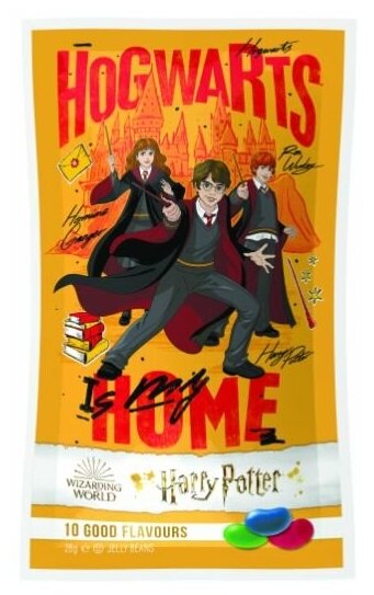 Драже жевательное Jelly Belly Harry Potter ассорти 10 вкусов 28гх2шт (Тайланд) - фотография № 1