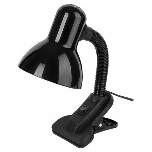 Лампа офисная GENERAL LIGHTING GTL-022-60-220, E27, 60 Вт, цвет арматуры: черный, цвет плафона/абажура: черный