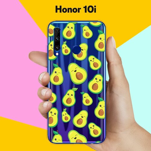 Силиконовый чехол Много авокадо на Honor 10i силиконовый чехол много авокадо на honor 10