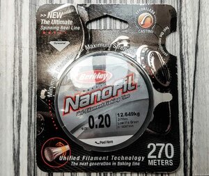 Плетёный шнур Нанофил 0.17 мм Прозрачный Berkley - Nanofil Clear