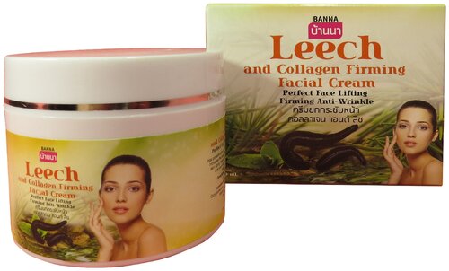 Banna Leech Perfect Face Lifting Firming Anti-Wrinkle Cream Лифтинг крем для лица с экстрактом пиявки, 100 мл