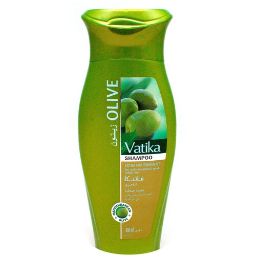 Купить Шампунь для волос VATIKA Olive оливковый, 400 мл, Dabur
