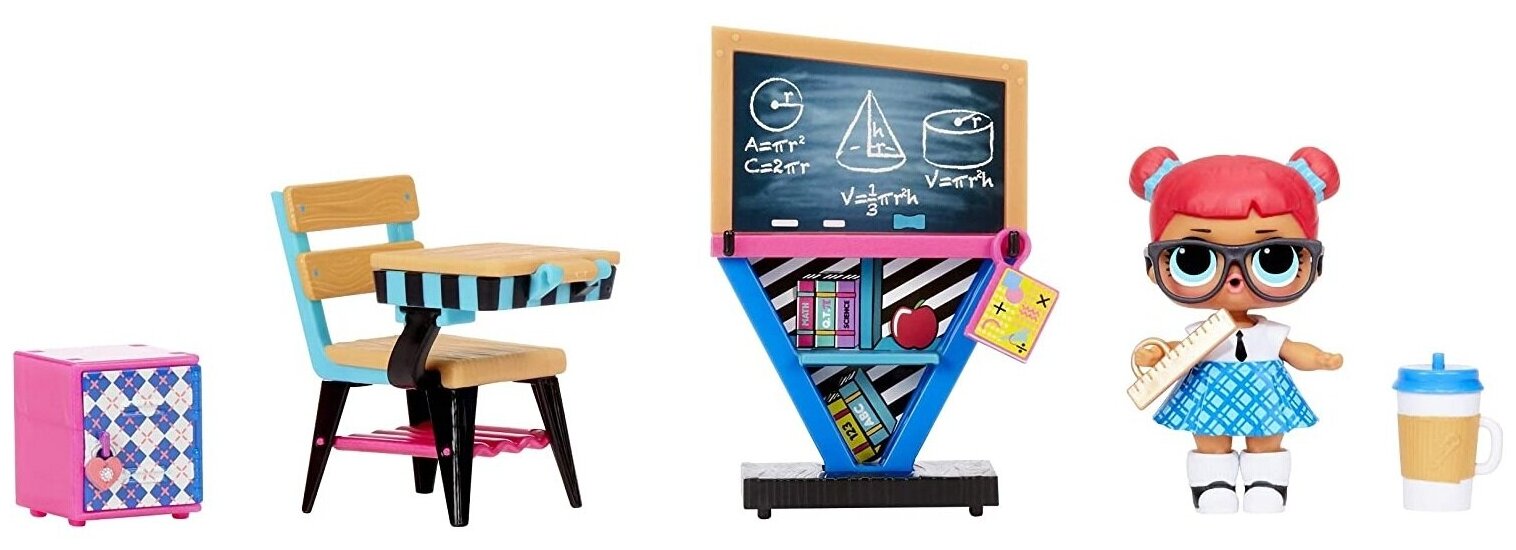 Игровой набор L.O.L. Surprise Furniture Classroom with Teacher's Pet & 10+ Surprises, 570028