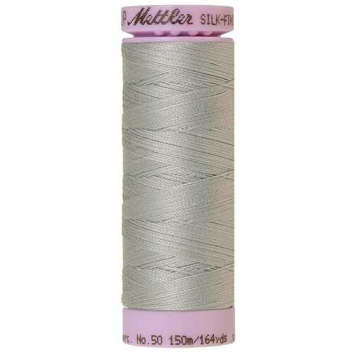 1340 mu 156i Нить для машинного квилтинга SILK-FINISH COTTON 50, 150 м 100% хлопок 1340 Silver Grey ( 9105-1340 )