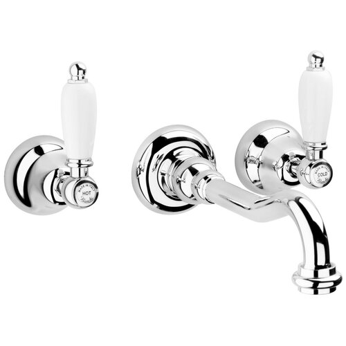 Смеситель для раковины настенный встроенный на 3 отверстия BIANCHI FIRST LVBFRS2023VOT бронза