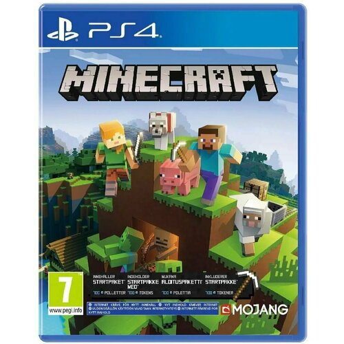 Игра на диске Minecraft (C поддержкой PS VR) (PlayStation 4, Русская версия)