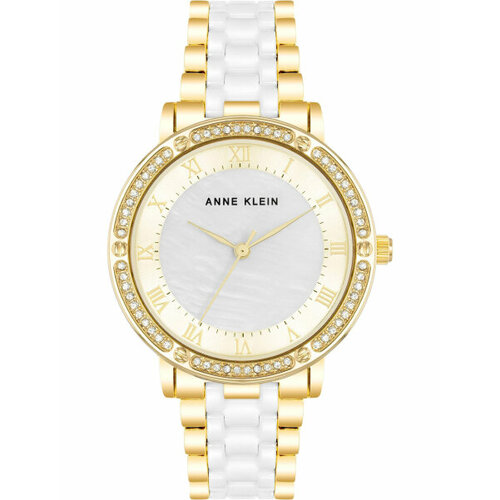 Наручные часы ANNE KLEIN, белый, золотой