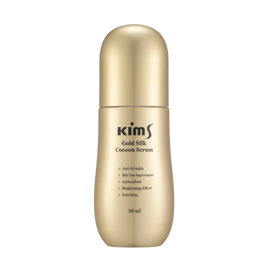 Сыворотка антивозрастная для лица с протеинами кокона шелкопряда Kims Gold Silk Cocoon Serum