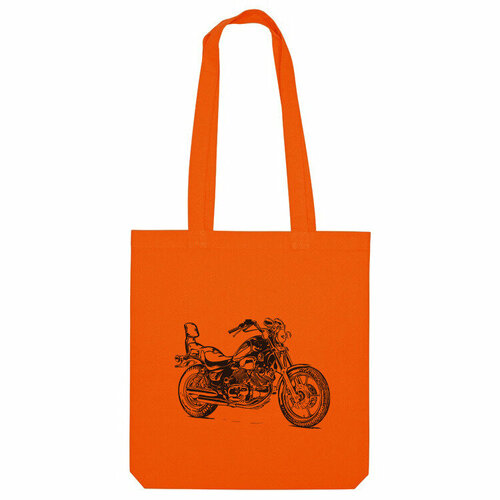 фото Сумка шоппер us basic, оранжевый