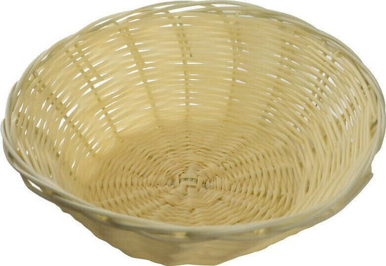 фото Корзина для хранения GASTRORAG Корзина для хлеба плетеная круглая d-22см h-6см ПП