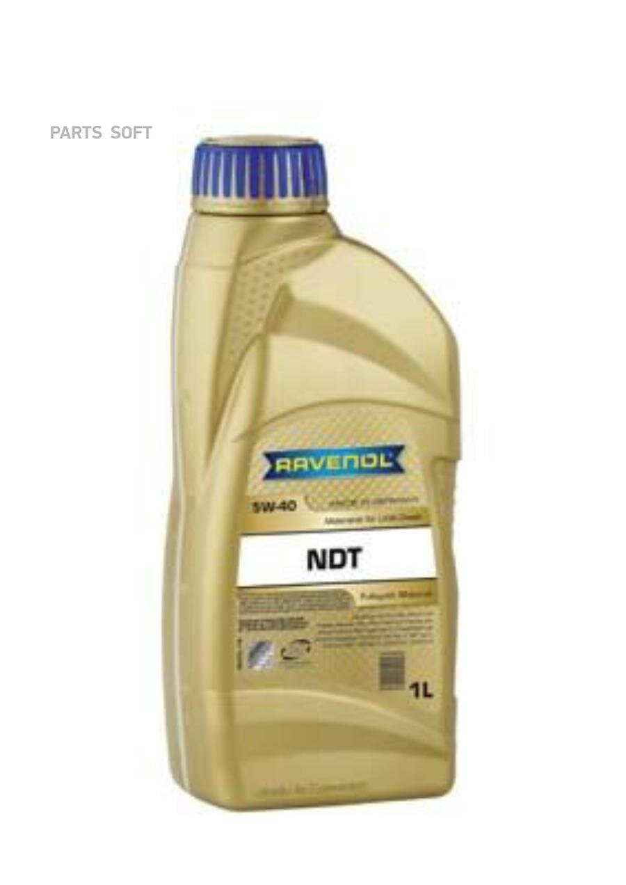 Моторное масло RAVENOL NDT SAE 5W-40 ( 1л) new RAVENOL / арт. 112210300101999 - (1 шт)