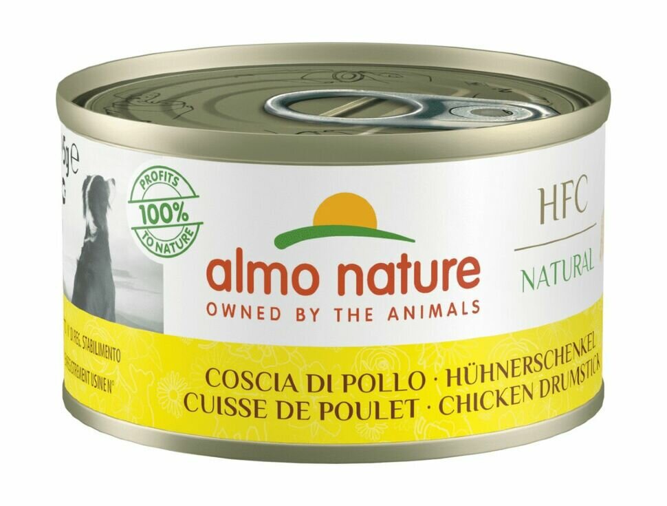 Almo Nature HFC Natural - Консервы для собак "куриные бедрышки" pp10362.1 Упаковка 12 шт * 280гр