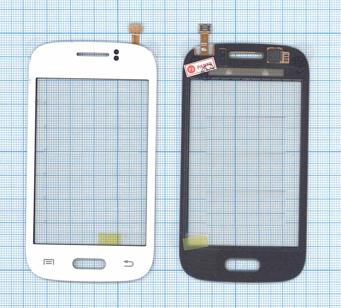 Сенсорное стекло (тачскрин) для Samsung Galaxy Young GT-S6310 GT-S6312 белое