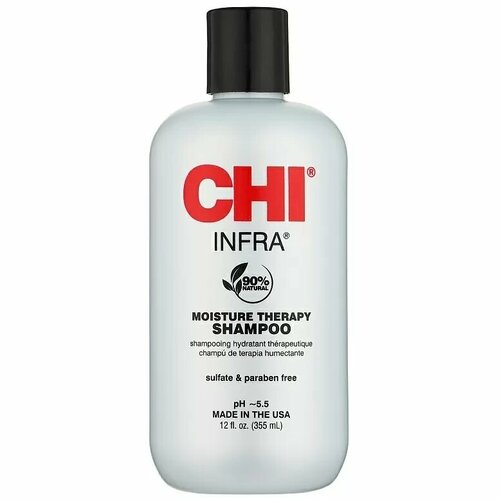 CHI Infra Shampoo Увлажняющий, питательный шампунь, 355 мл. шампунь для волос chi infra shampoo 355 мл