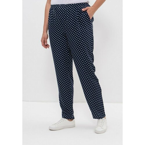 фото Брюки cleo, размер 50, синий