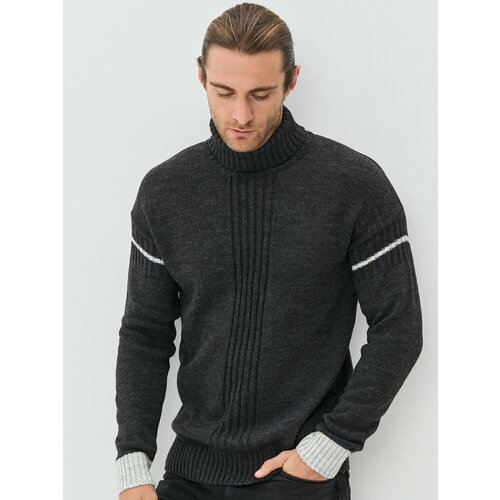 фото Свитер vay, размер 56, серый