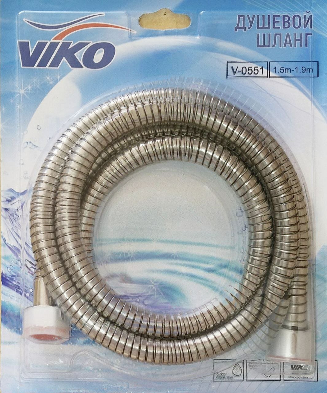 Шланг для душа VIKO 1,5-1,9м V-0551