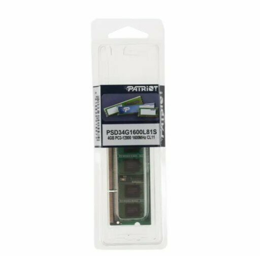 Память DDR3L 4Gb 1600MHz Patriot RTL PC3-12800 CL11 SO-DIMM 204-pin 1.35В dual rank - фото №13