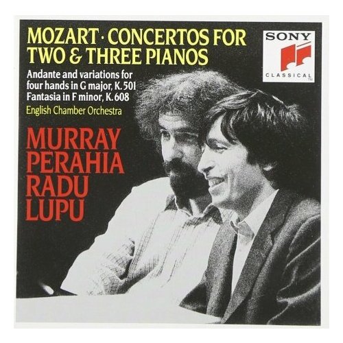 the english chamber orchestra – mozart piano concertos 4 lp Компакт-Диски, SONY CLASSICAL, MURRAY PERAHIA / RADU LUPU - Mozart: Concertos For 2 & 3 Pianos; Anda (CD)