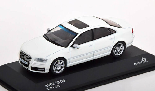 Audi S8 (A8) D3 2010 white / ауди С8 белый