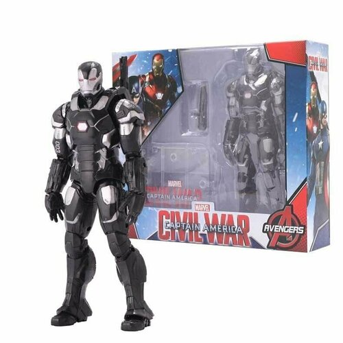 Военная Машина фигурка War Machine Civil War черная вдова black widow civil war фигуркa