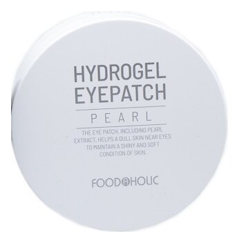 Патчи под глаза с экстрактом жемчуга HYDROGEL EYEPATCH PEARL 90 гр. FOODAHOLIC