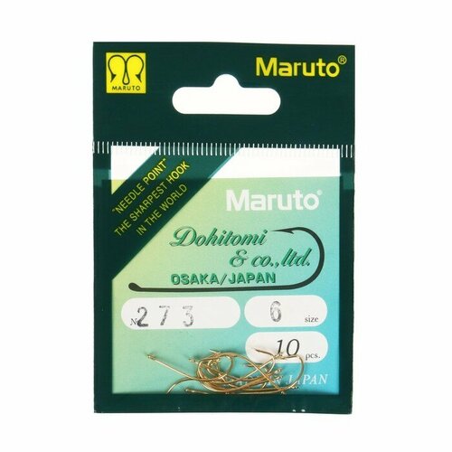 фото Крючки универсальные maruto 3263 br № 10, 10 шт. нет бренда