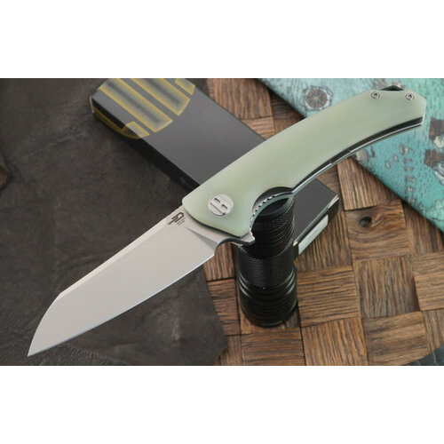 фото Складной нож bestech knives texel, сталь d2, stonewash/satin bg21b-1