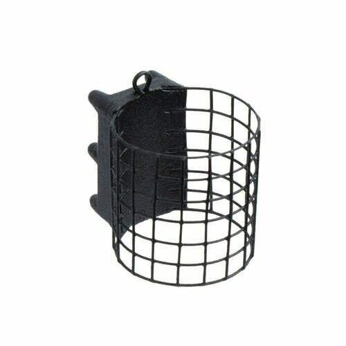 фото Груз-кормушка металлическая x-feeder me grunt m grid, цвет matt black, 100 г, 35 мл