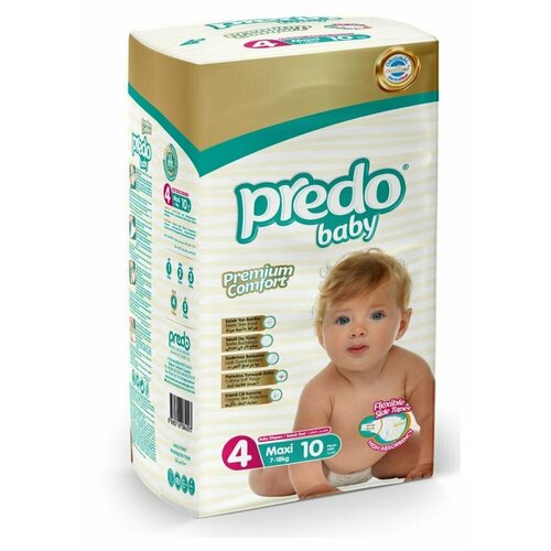 Подгузники Predo Baby 4 (7-18 кг), 10 шт