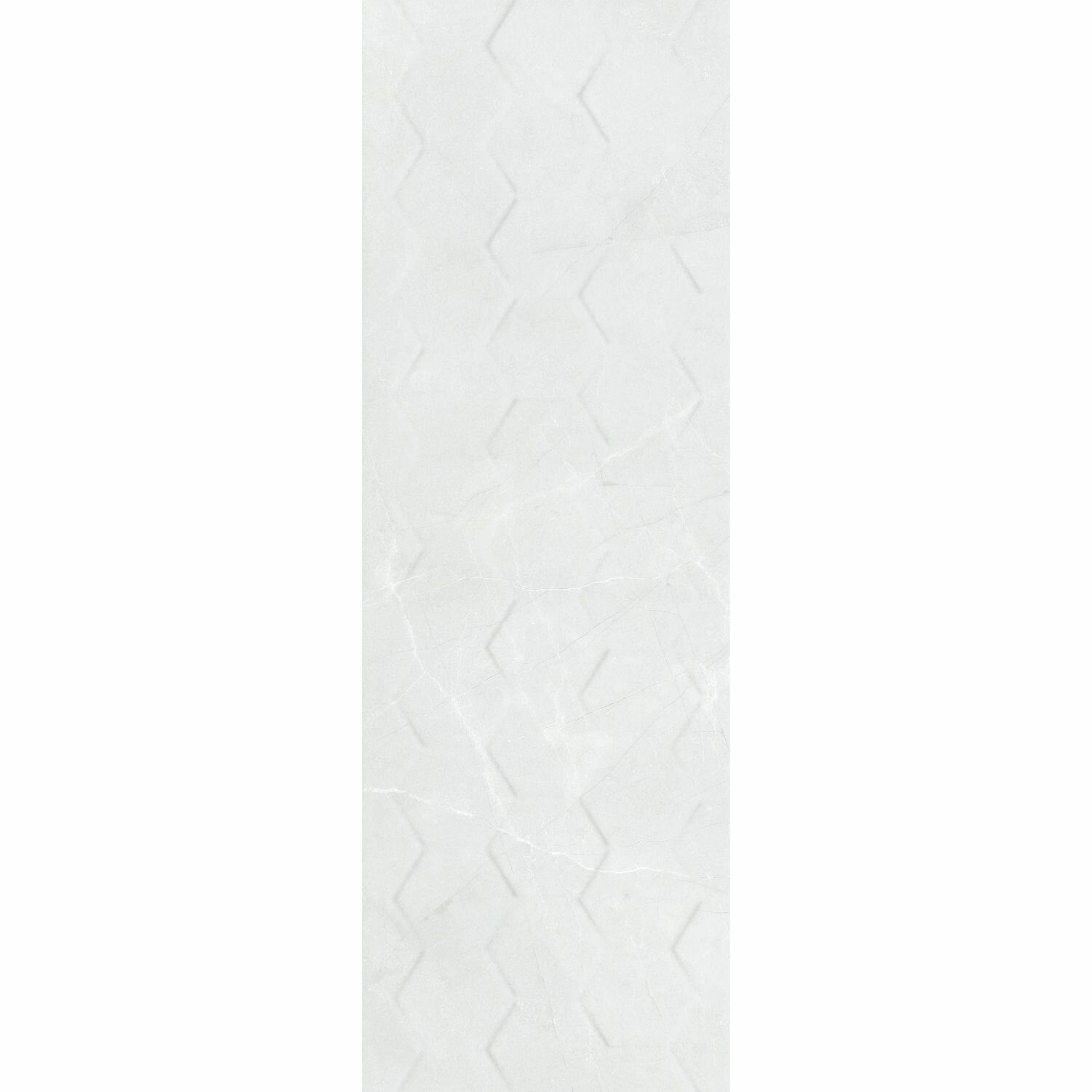 Настенная плитка Ceramika Konskie Braga White Hexagon Rett 25х75 см (1.5 м2)
